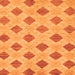 Square Abstract Orange Modern Rug, abs56org