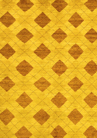 Abstract Yellow Modern Rug, abs56yw