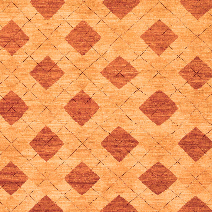 Abstract Orange Modern Rug, abs56org