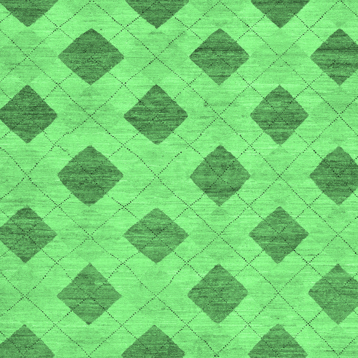 Abstract Emerald Green Modern Rug, abs56emgrn