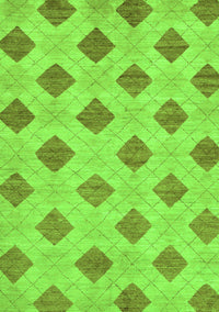 Abstract Green Modern Rug, abs56grn