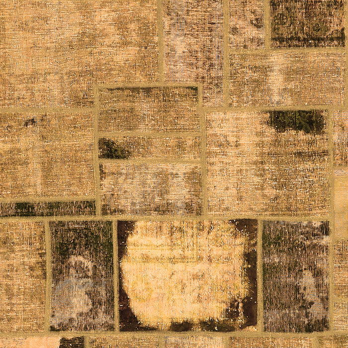 Patchwork Orange Transitional Rug, abs570org