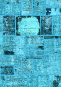 Patchwork Light Blue Transitional Rug, abs570lblu