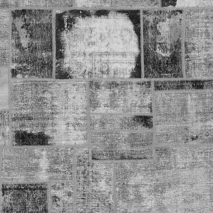 Patchwork Gray Transitional Rug, abs570gry