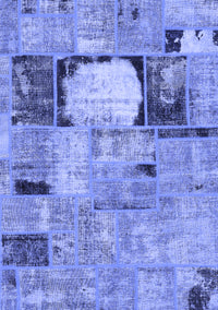 Patchwork Blue Transitional Rug, abs570blu