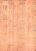 Abstract Orange Modern Rug, abs571org