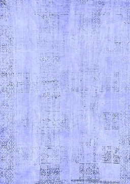 Abstract Blue Modern Rug, abs571blu