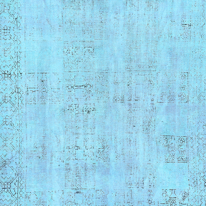 Machine Washable Abstract Light Blue Modern Rug, wshabs571lblu