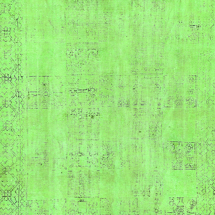 Abstract Green Modern Rug, abs571grn
