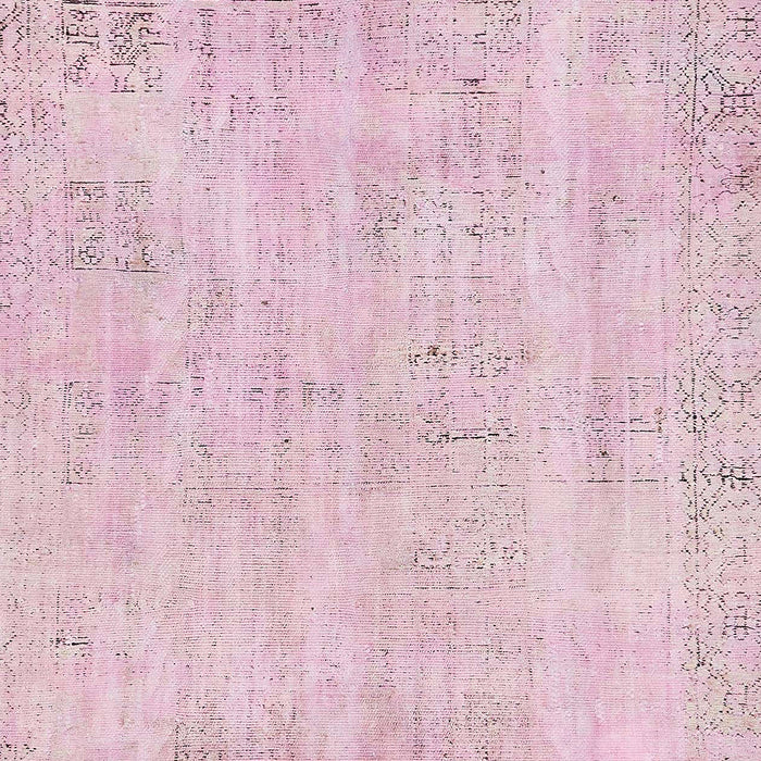 Machine Washable Abstract Cadillac Pink Rug, wshabs571