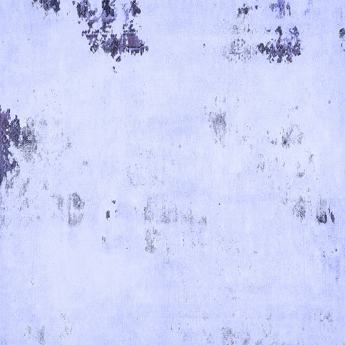 Square Abstract Blue Modern Rug, abs572blu