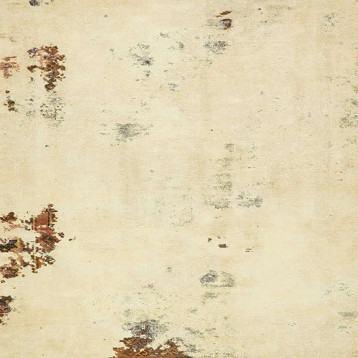 Square Abstract Yellow Modern Rug, abs572