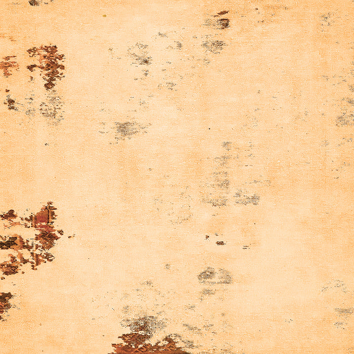 Square Abstract Orange Modern Rug, abs572org