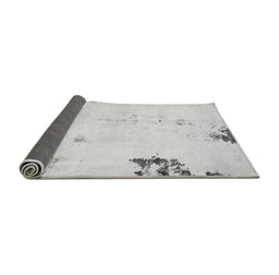 Sideview of Abstract Gray Modern Rug, abs572gry