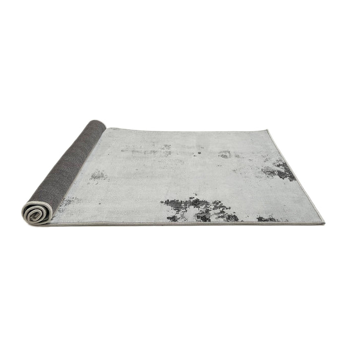 Sideview of Abstract Gray Modern Rug, abs572gry
