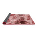 Abstract Red Modern Area Rugs