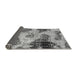 Sideview of Abstract Gray Modern Rug, abs573gry