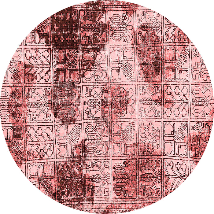 Abstract Red Modern Rug, abs573red