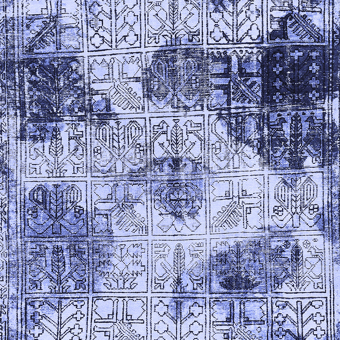 Abstract Blue Modern Rug, abs573blu