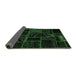 Sideview of Patchwork Emerald Green Transitional Rug, abs574emgrn