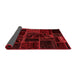 Patchwork Red Transitional Area Rugs