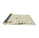 Sideview of Abstract Vanilla Gold Modern Rug, abs576