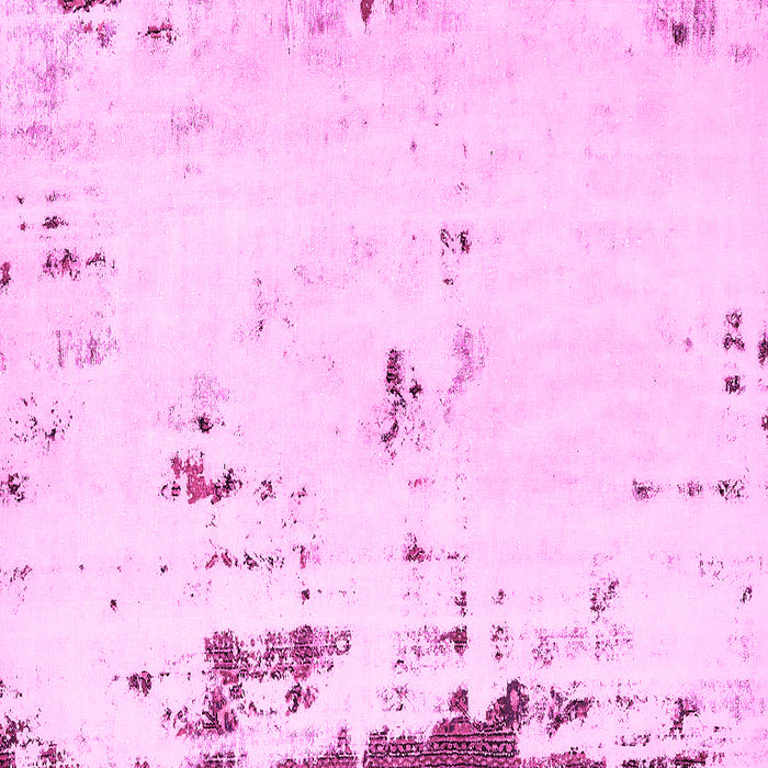 Square Abstract Pink Modern Rug, abs576pnk