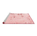 Modern Red Washable Rugs