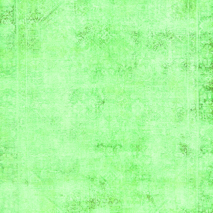 Machine Washable Abstract Green Modern Area Rugs, wshabs577grn