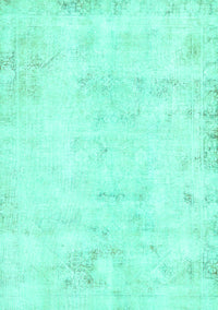 Abstract Turquoise Modern Rug, abs577turq