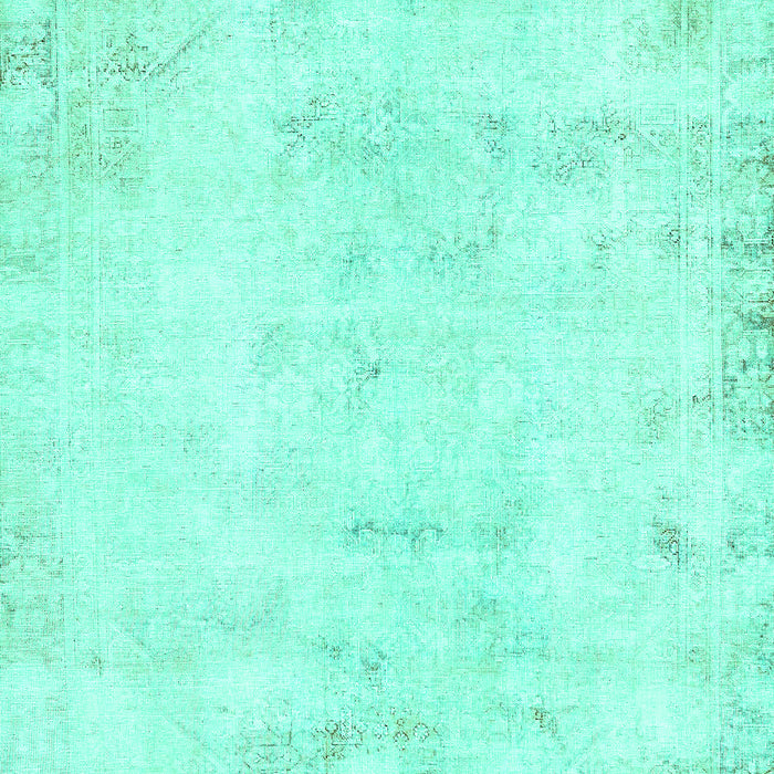 Abstract Turquoise Modern Rug, abs577turq