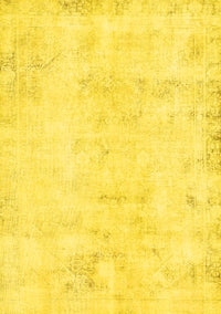 Abstract Yellow Modern Rug, abs577yw