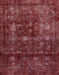 Machine Washable Abstract Red Wine or Wine Red Rug, wshabs578