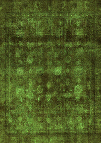 Abstract Green Modern Rug, abs578grn