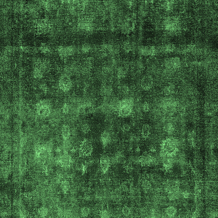 Abstract Emerald Green Modern Rug, abs578emgrn
