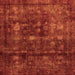 Square Abstract Orange Modern Rug, abs578org