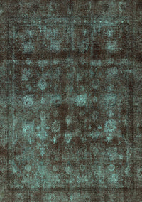 Abstract Turquoise Modern Rug, abs578turq