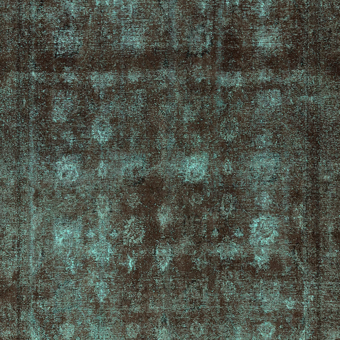 Abstract Turquoise Modern Rug, abs578turq