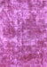 Machine Washable Abstract Purple Modern Area Rugs, wshabs579pur