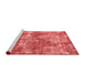 Modern Red Washable Rugs