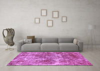 Machine Washable Abstract Purple Modern Rug, wshabs579pur