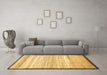 Machine Washable Abstract Brown Modern Rug in a Living Room,, wshabs57brn