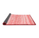 Abstract Red Modern Area Rugs