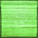 Square Abstract Green Modern Rug, abs57grn