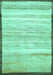 Abstract Turquoise Modern Rug, abs57turq