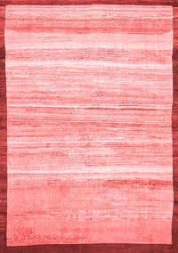 Abstract Red Modern Rug, abs57red