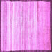 Square Abstract Purple Modern Rug, abs57pur