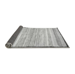 Sideview of Abstract Gray Modern Rug, abs57gry