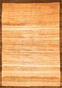 Abstract Orange Modern Rug, abs57org