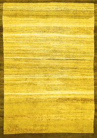 Abstract Yellow Modern Rug, abs57yw